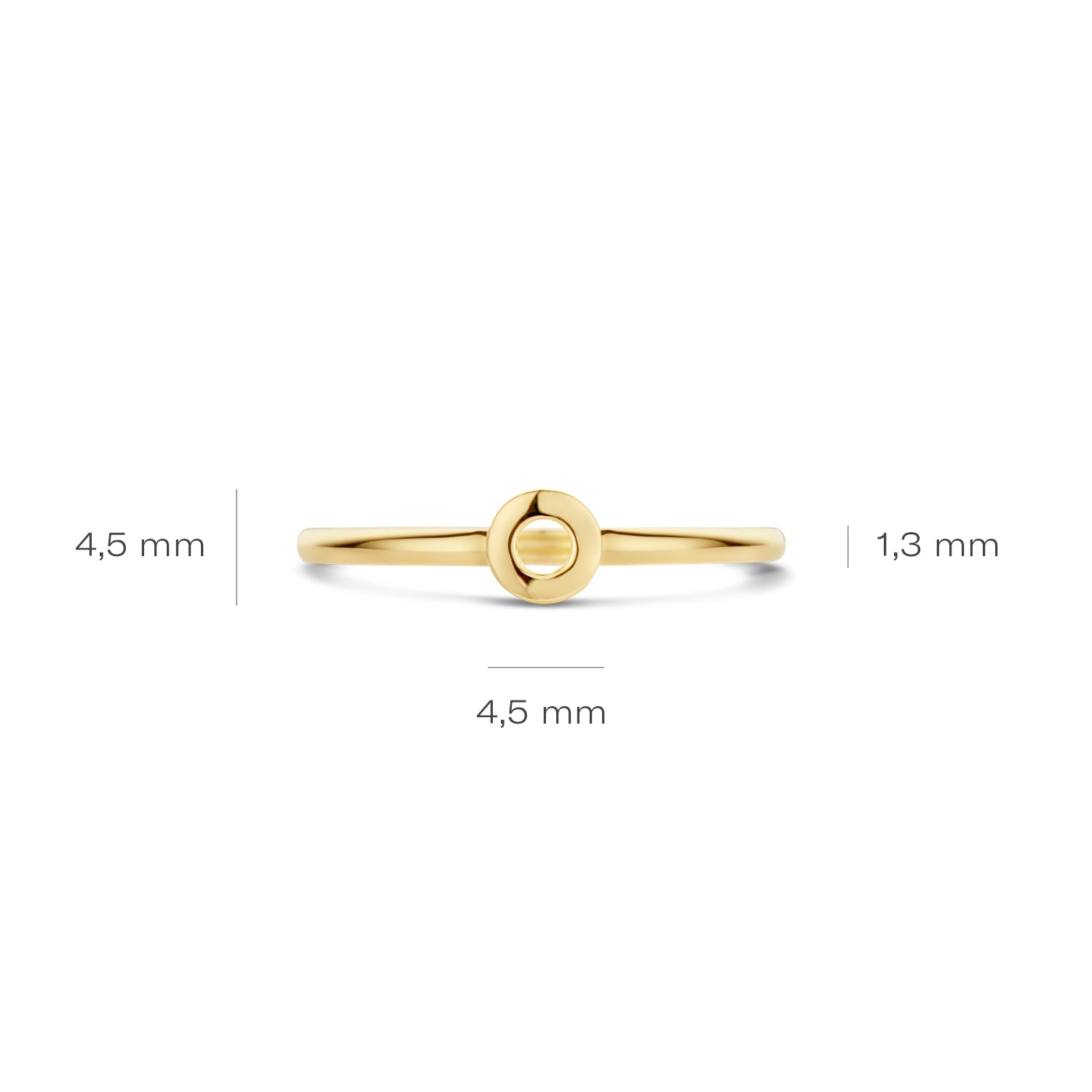 Blush Ring 1233YGO - Geel Goud (14k)