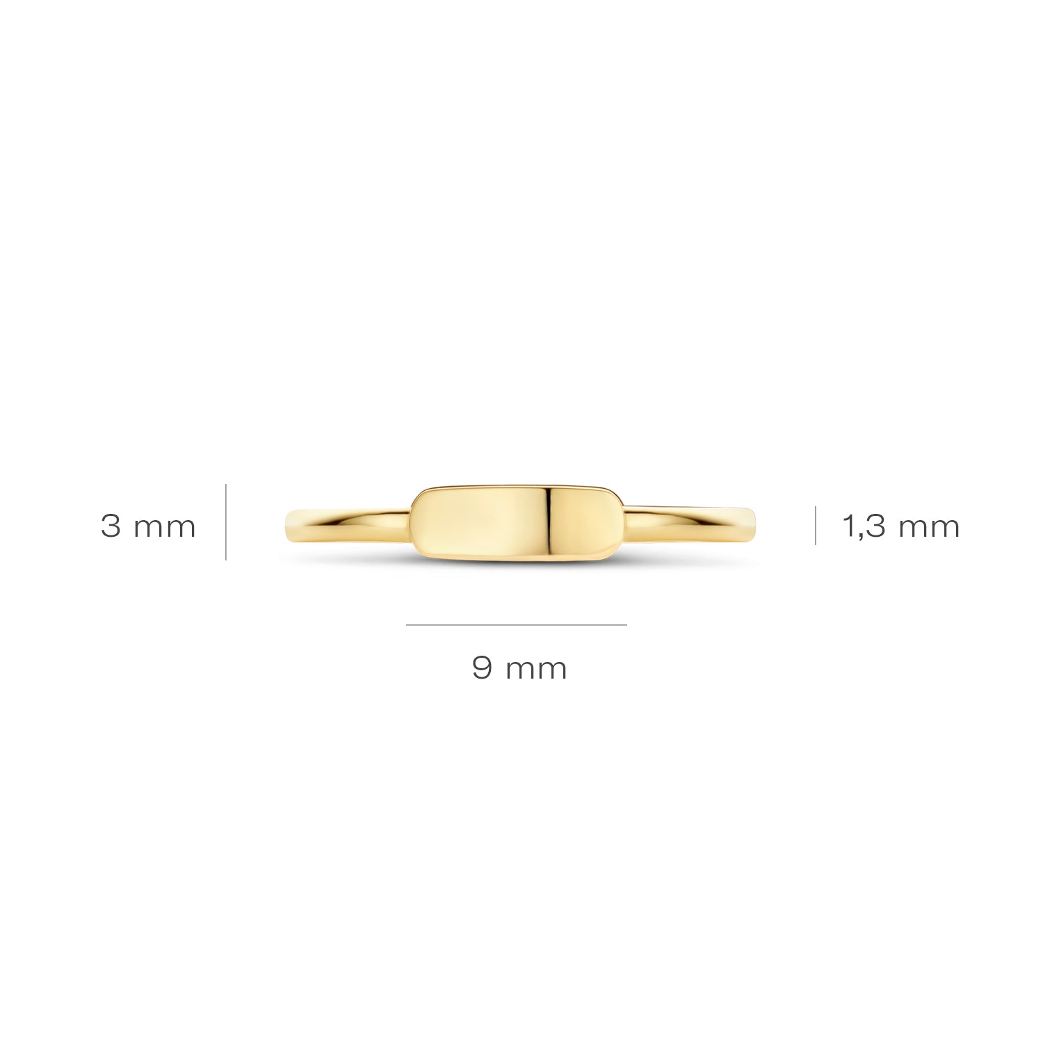 Blush Ring 1236YGO - Geel Goud (14k)