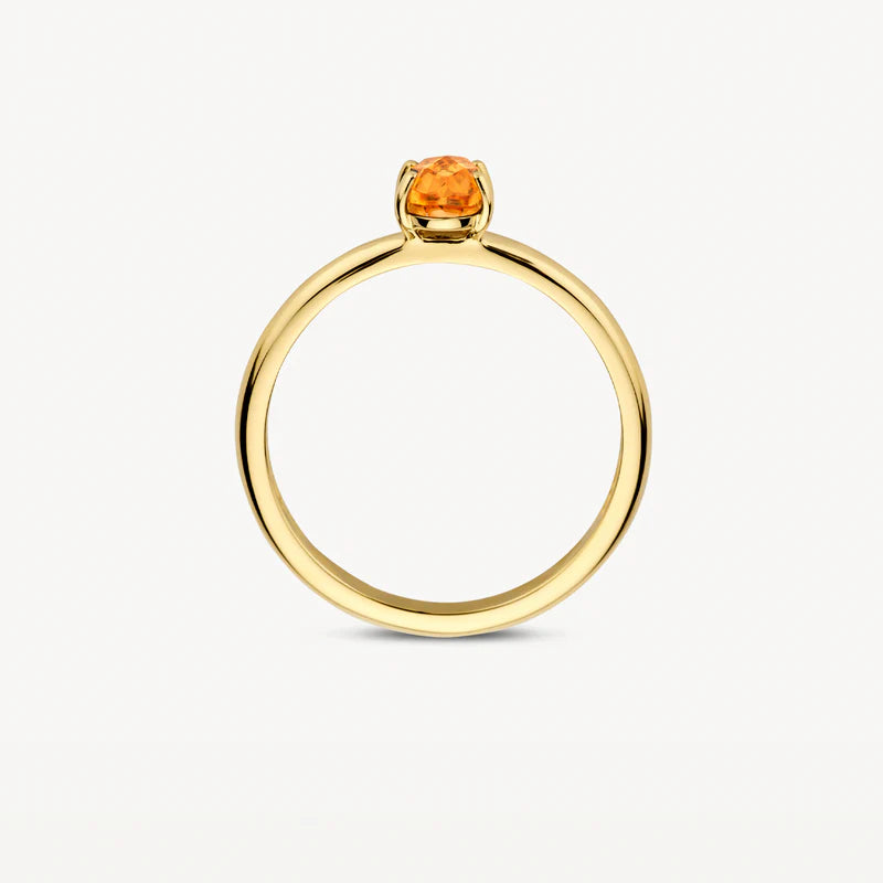 Blush Ring 1242YCI  -  Geel Goud (14k) met Citrien