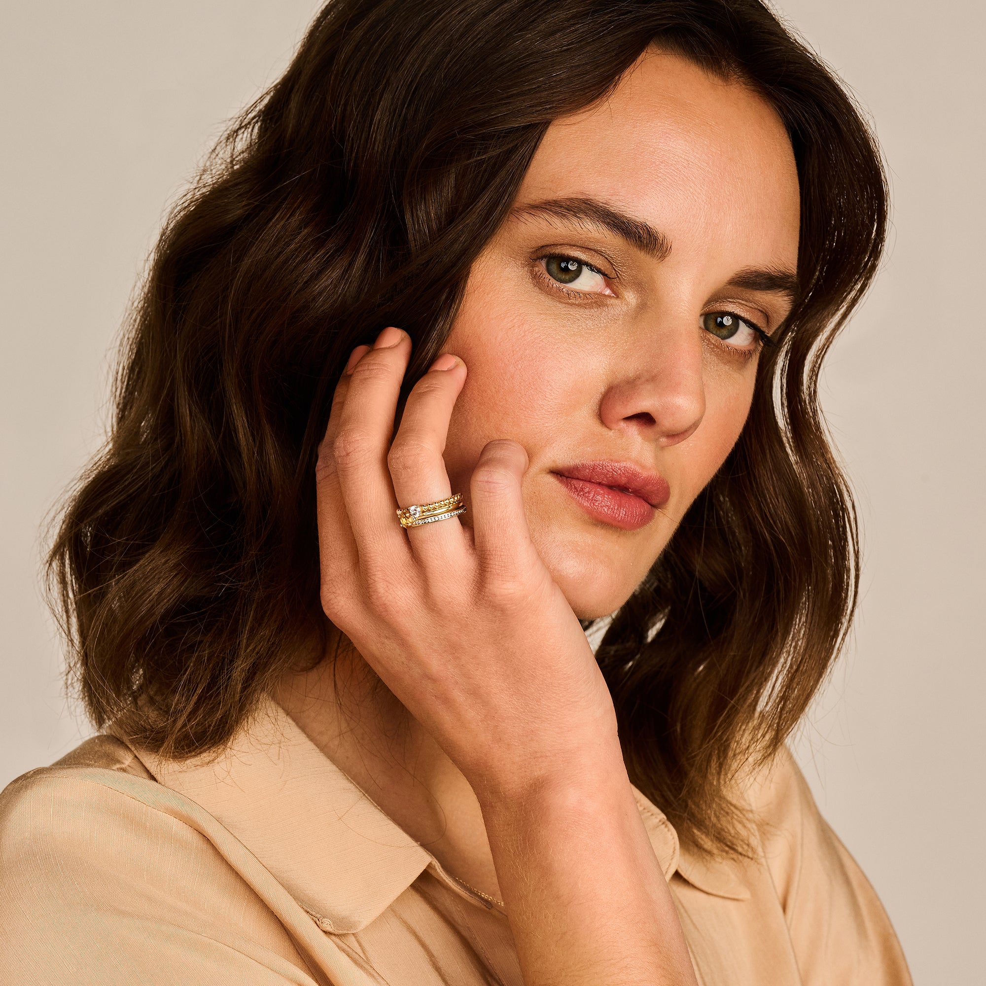 Blush Ring 1242YCI -  Geel Goud (14k) met Citrien