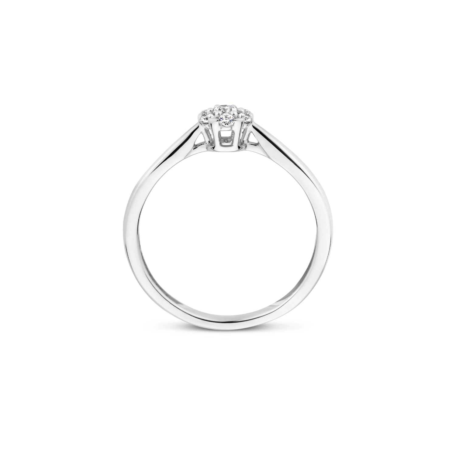 Blush Ring 1248WZI -  Wit Goud (14k) met Zirkonia