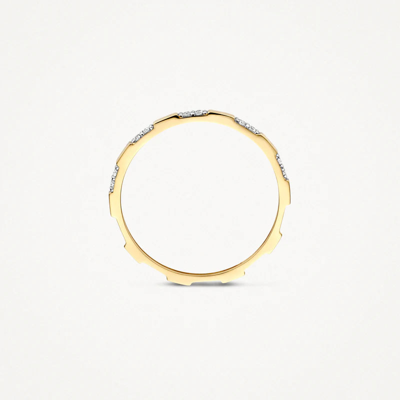 Blush Ring 1260YZI -  Geel Goud (14k) met Zirkonia