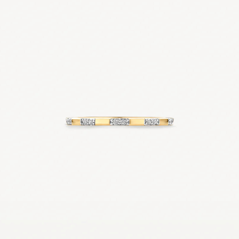 Blush Ring 1260YZI -  Geel Goud (14k) met Zirkonia