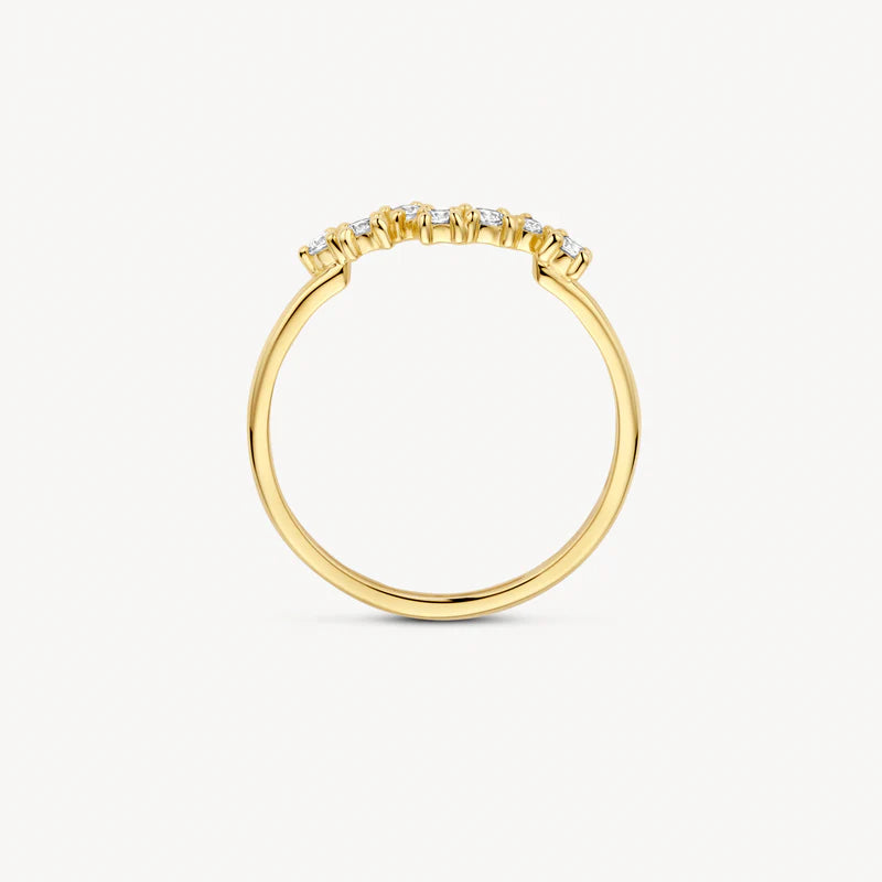 Blush Ring 1267YZI -  Geel Goud (14k) met Zirkonia