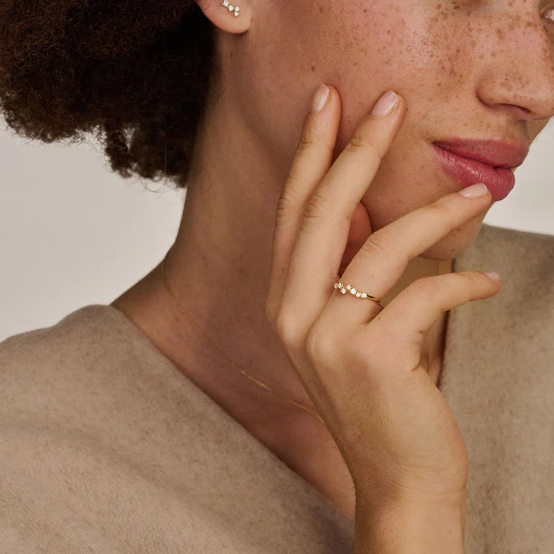 Blush Ring 1267YZI -  GeelGoud (14k) met zirkonia