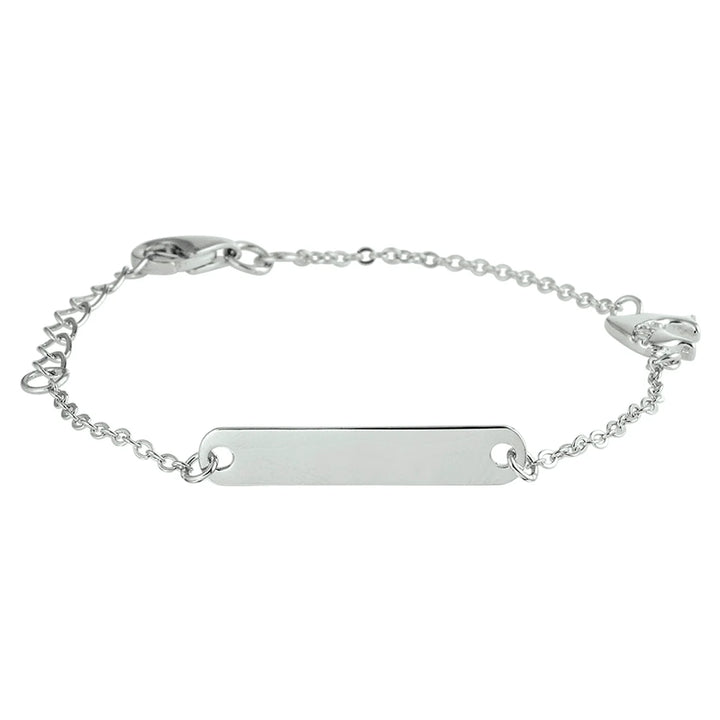 Zilveren graveerarmband dolfijn zirkonia 4,0mm | 11-13cm
