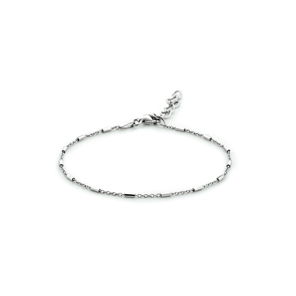 Zilveren armband buisjes 1,3mm | 16-19cm