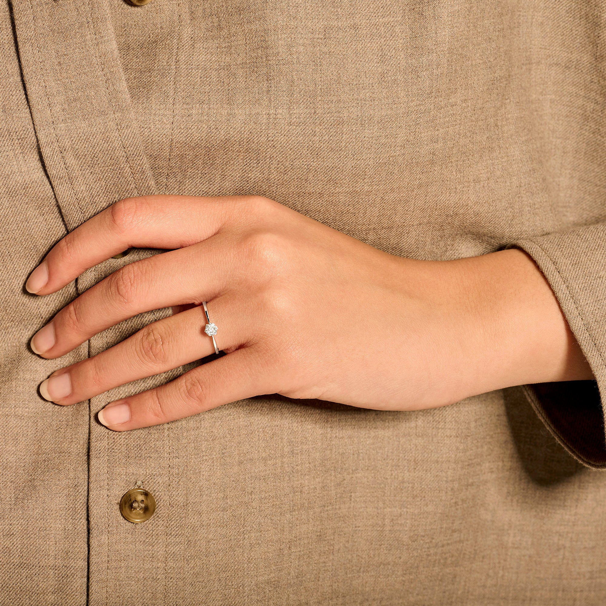 Blush Natural Diamonds Ring 1610WDI