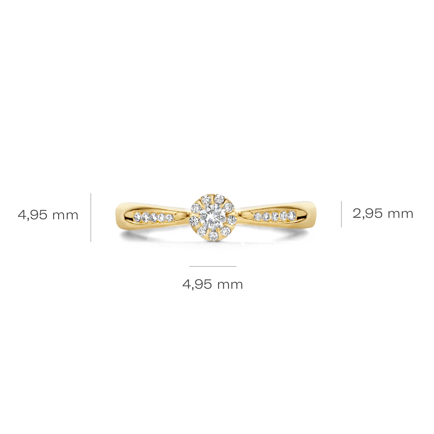 Blush Natural Diamonds Ring 1632YDI