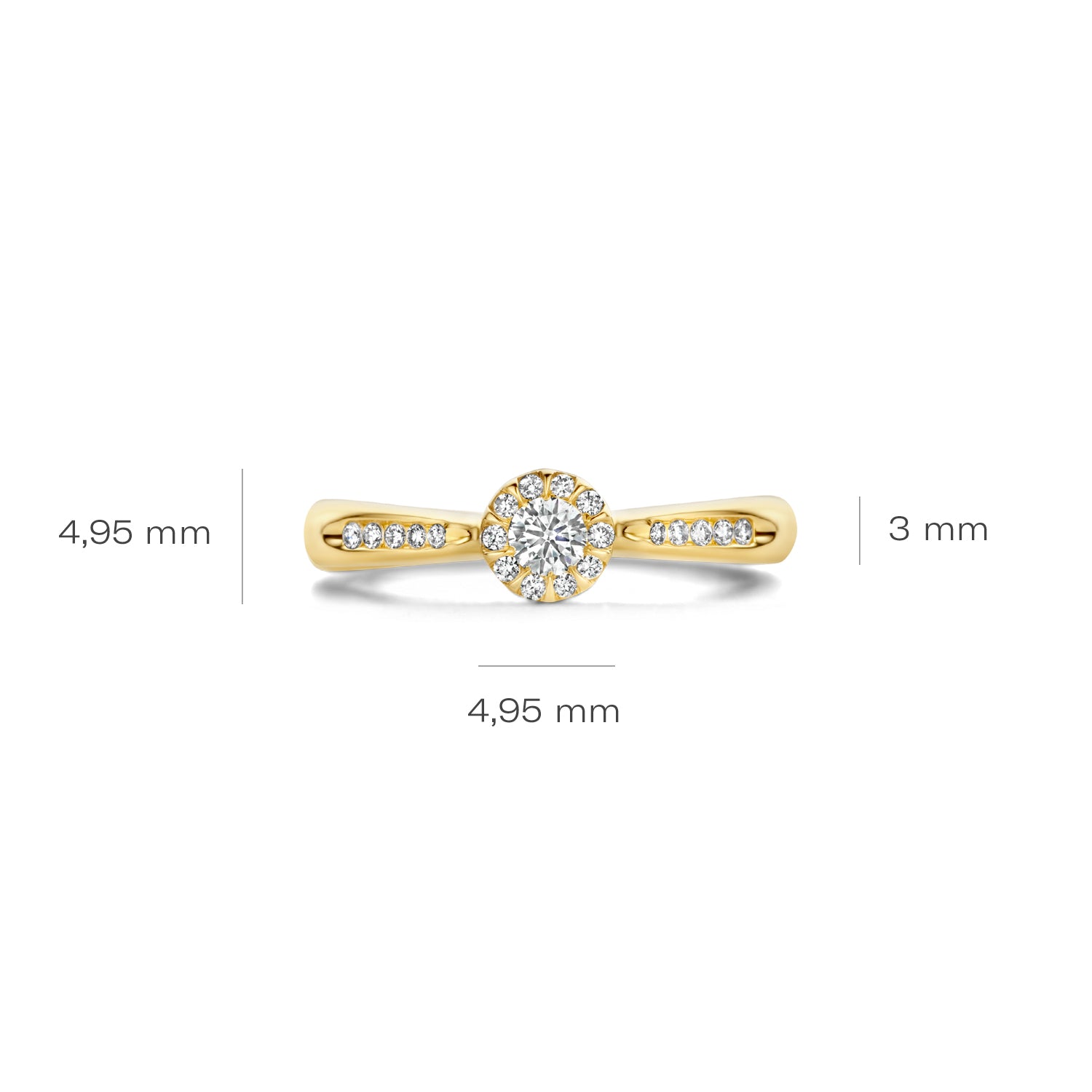 Blush Natural Diamonds Ring 1633YDI