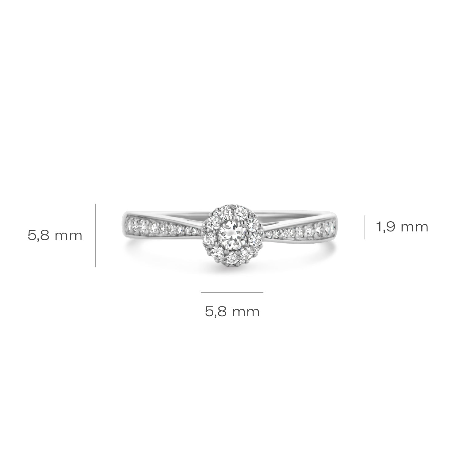 Blush Natural Diamonds Ring 1650WDI