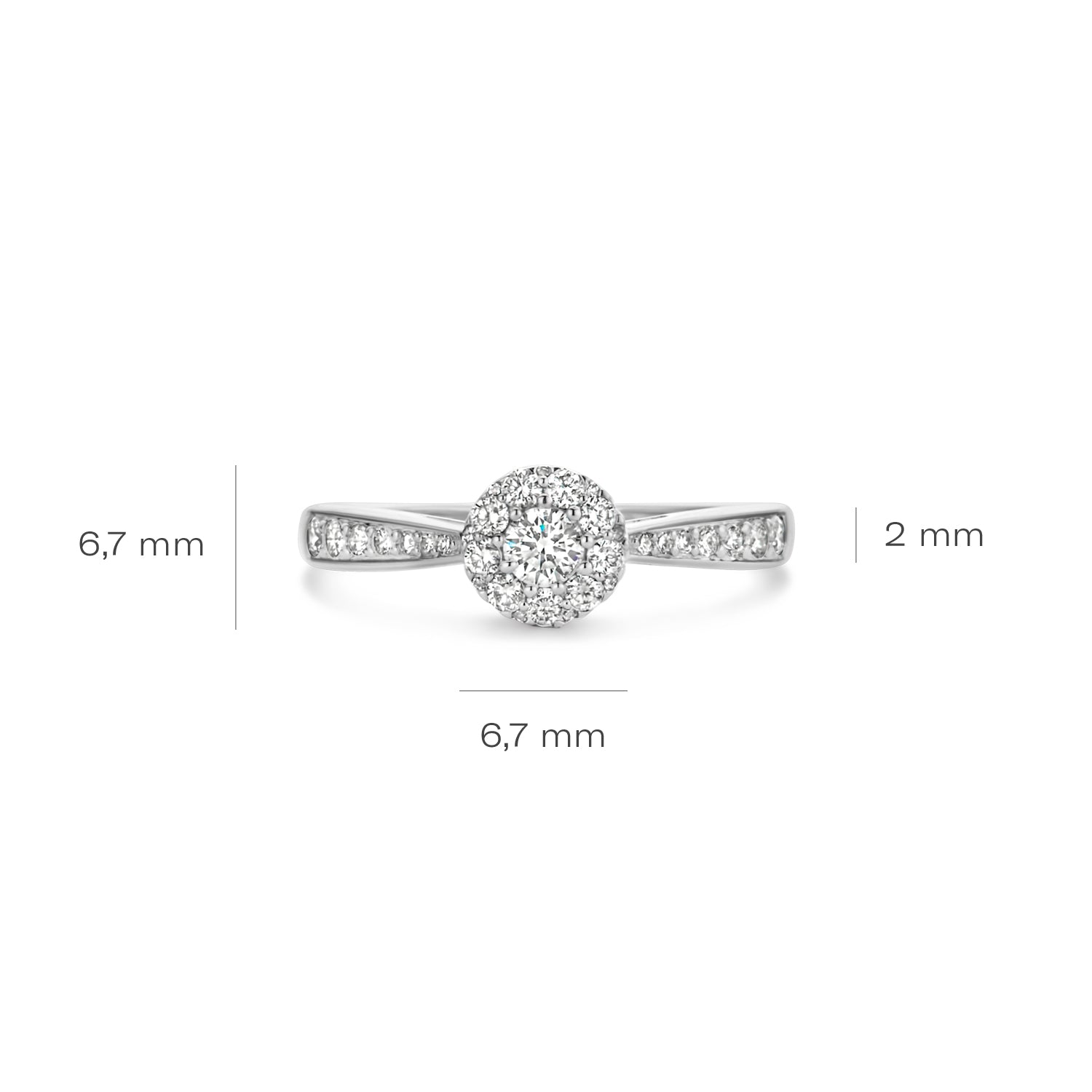 Blush Natural Diamonds Ring 1651WDI