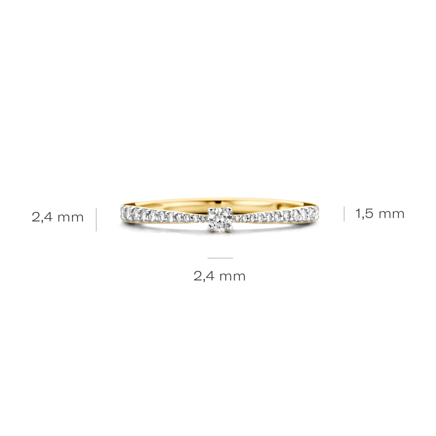 Blush Natural Diamonds Ring 1657BDI