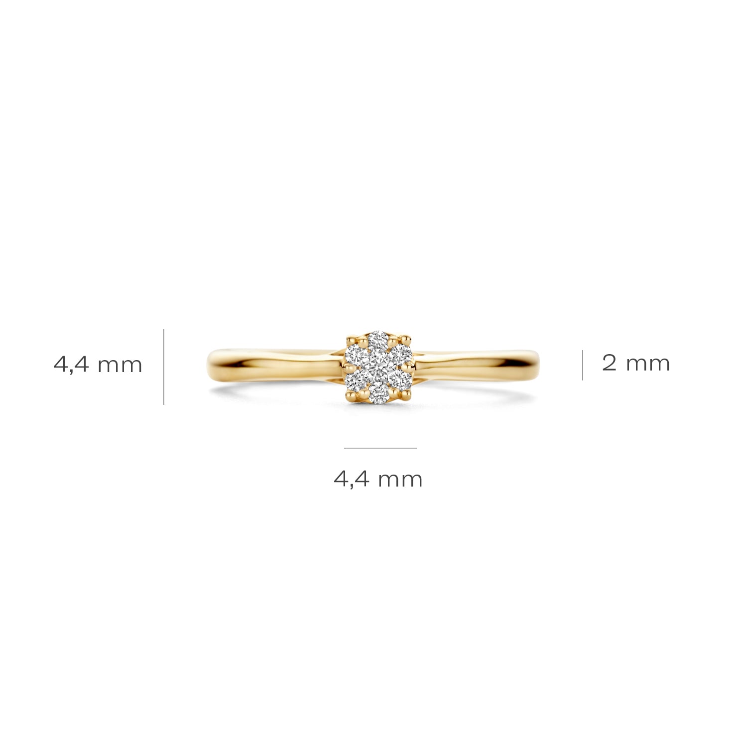 Blush Natural Diamonds Ring 1665YDI