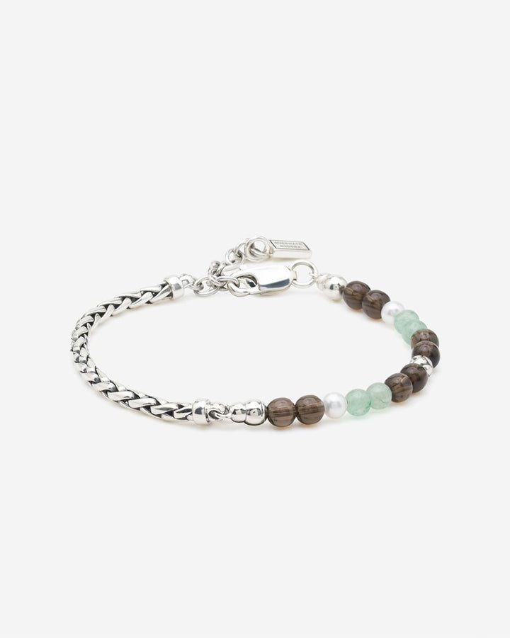 BUDDHATOBUDDHA - Armband Spirit bead aventurine smokey quartz