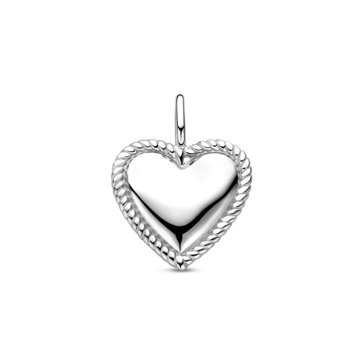 Zilveren hanger hart | 17,5mm