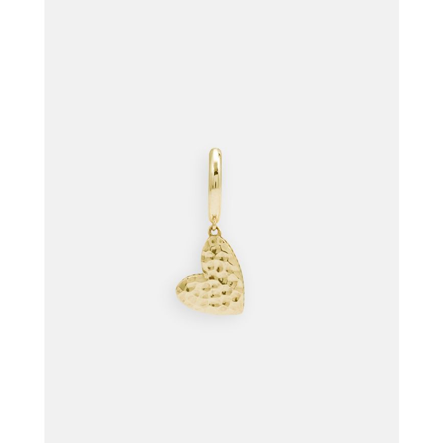 BUDDHATOBUDDHA - Oorbel hart single piece | 9mm