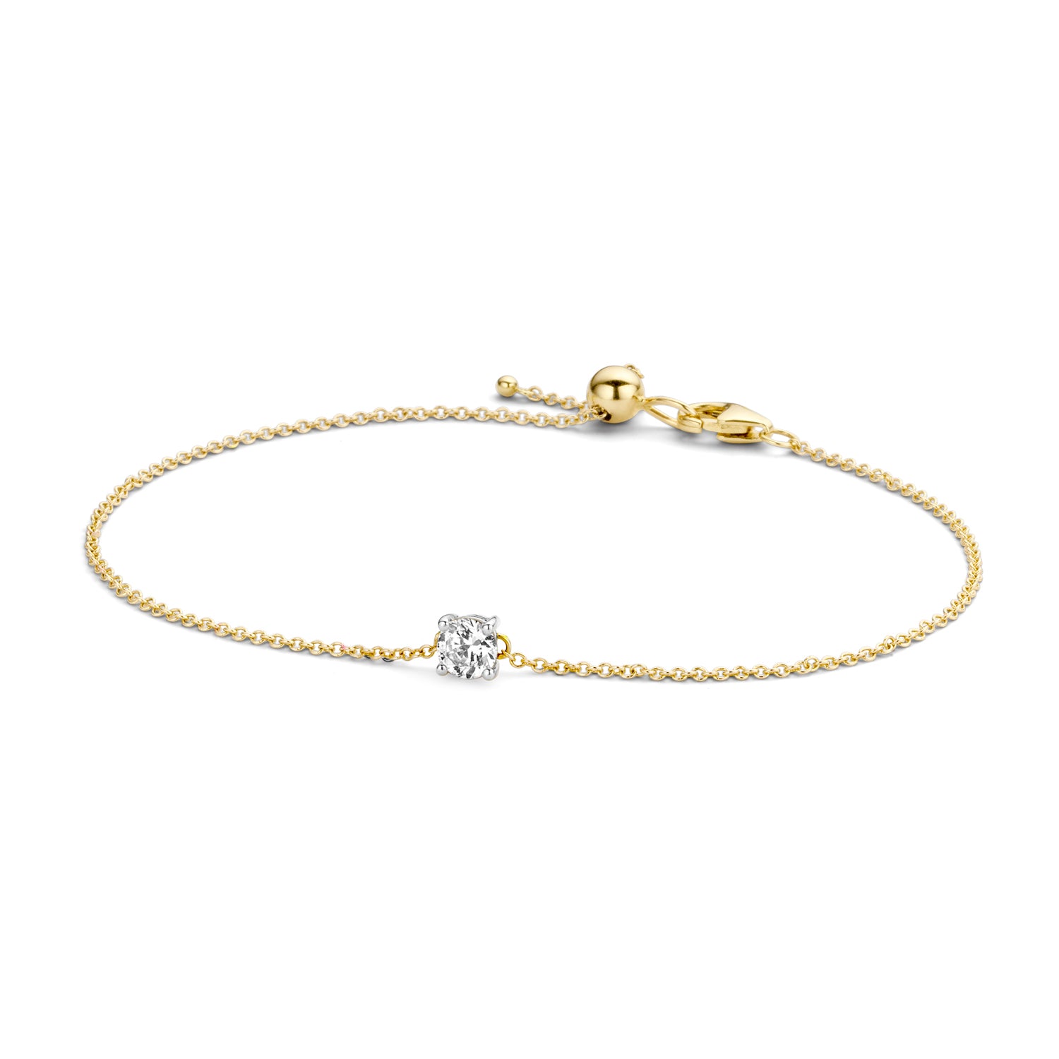 Blush Armband 2166BZI - Geel en Wit Goud (14k)
