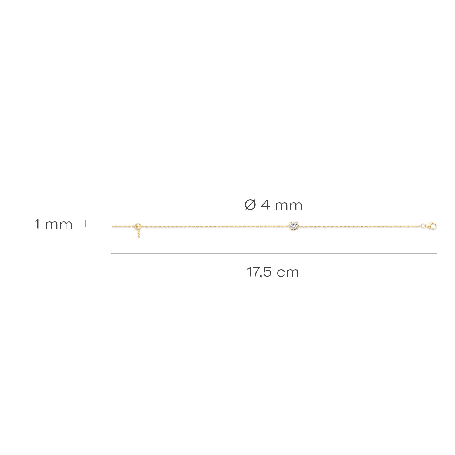 Blush Armband 2166YZI - Geel Goud (14k)