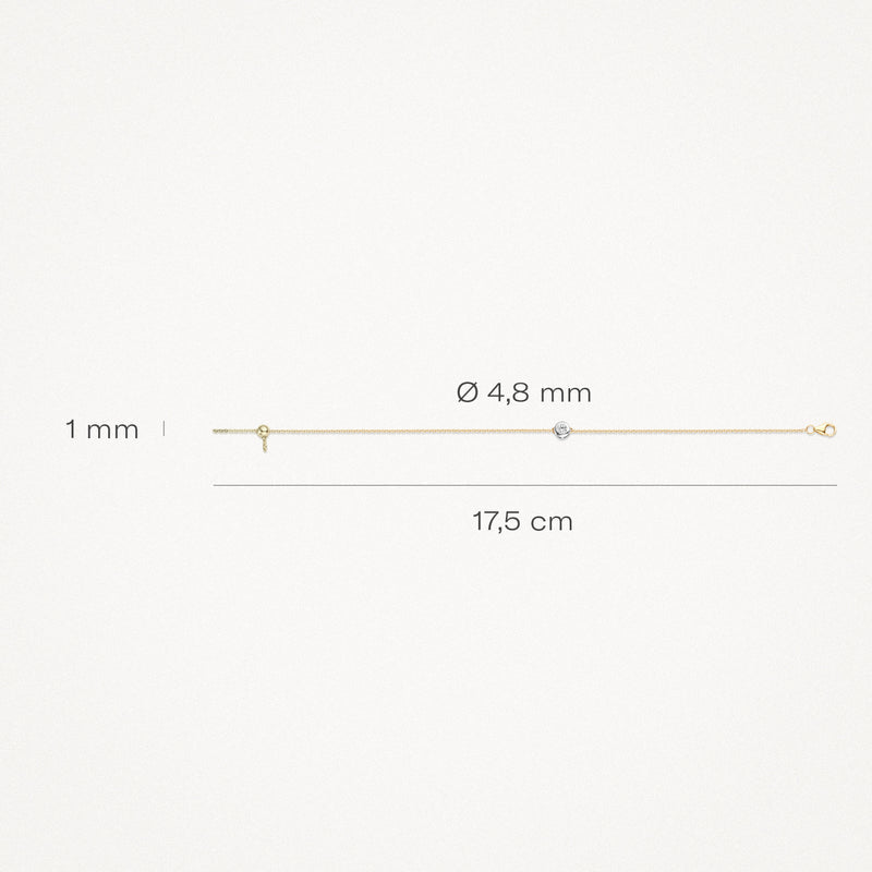 Blush Armband 2167YZI - Geel Goud (14k)