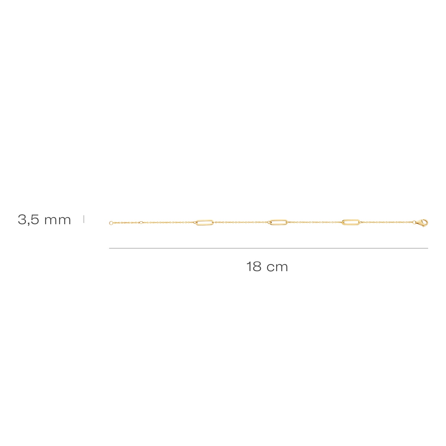 Blush Armband 2179YGO - Geel Goud (14k)