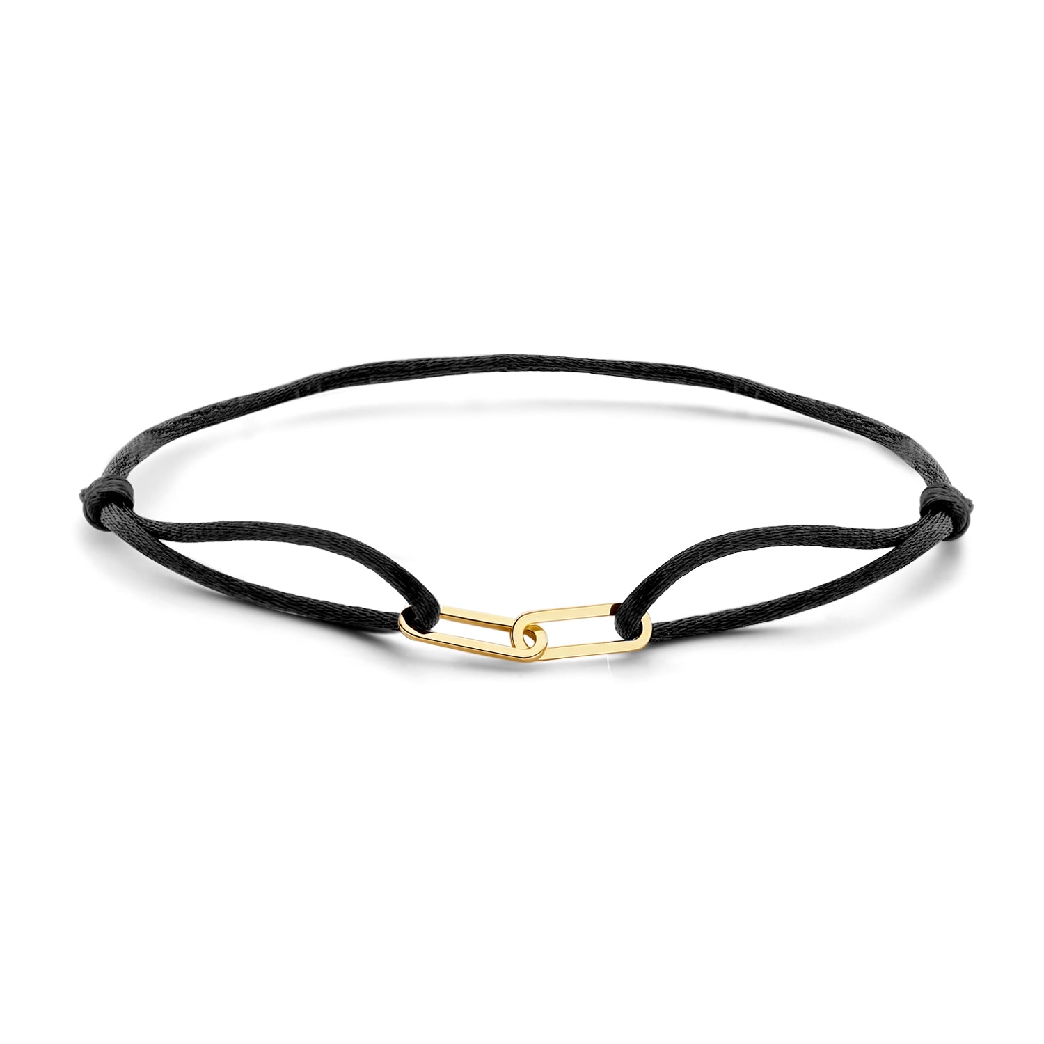 Blush Armband 2180YGO - Geel Goud (14k) met Zijdekoord