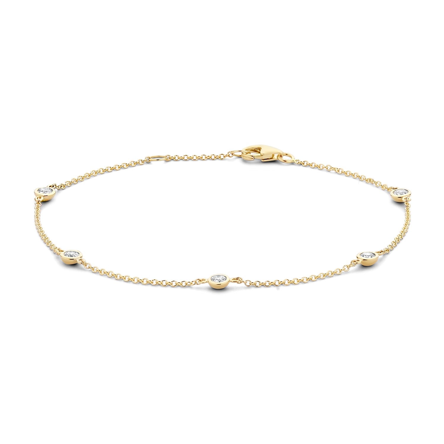 Blush Armband 2187YZI - Geel Goud (14k) met Zirkonia