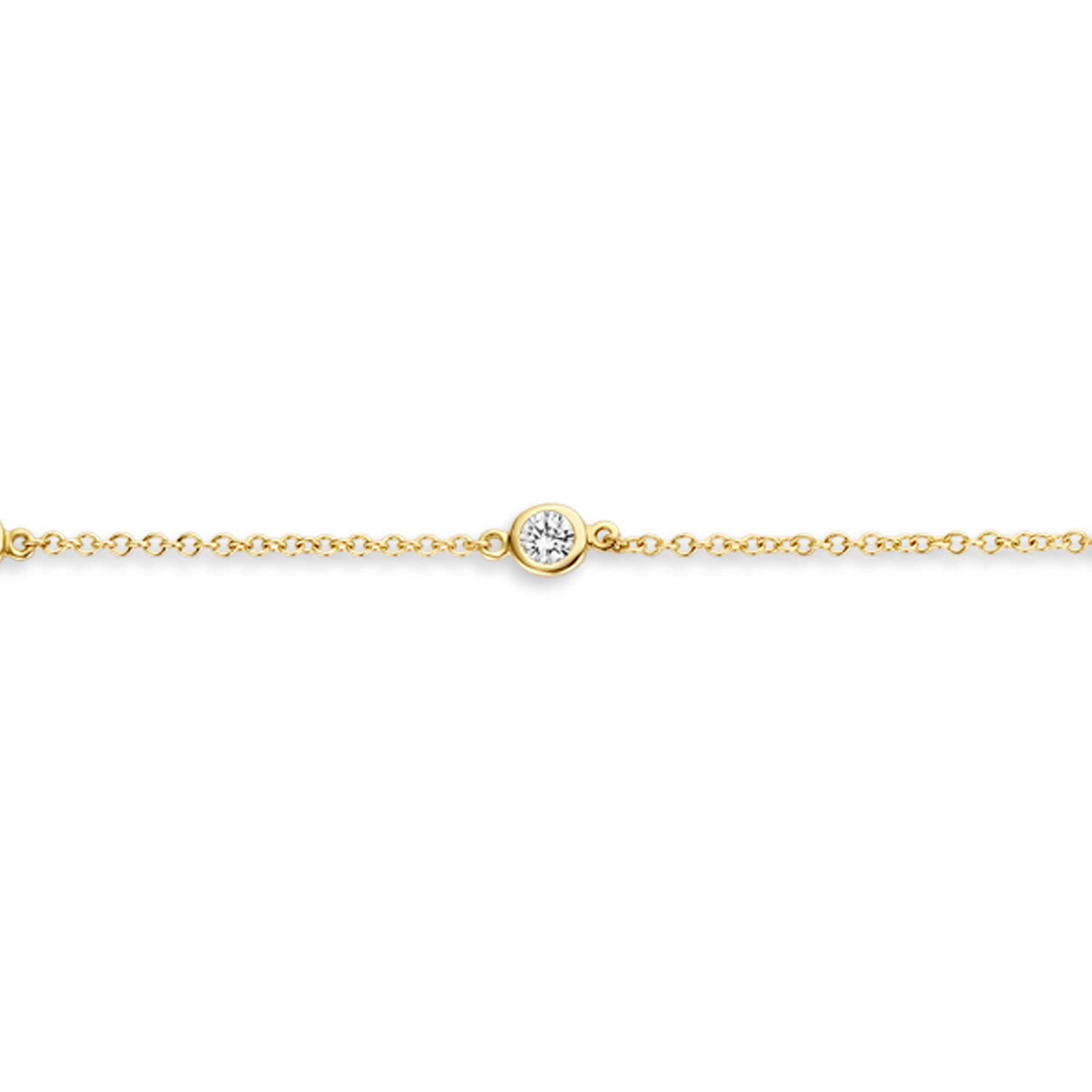 Blush Armband 2187YZI - Geel Goud (14k) met Zirkonia