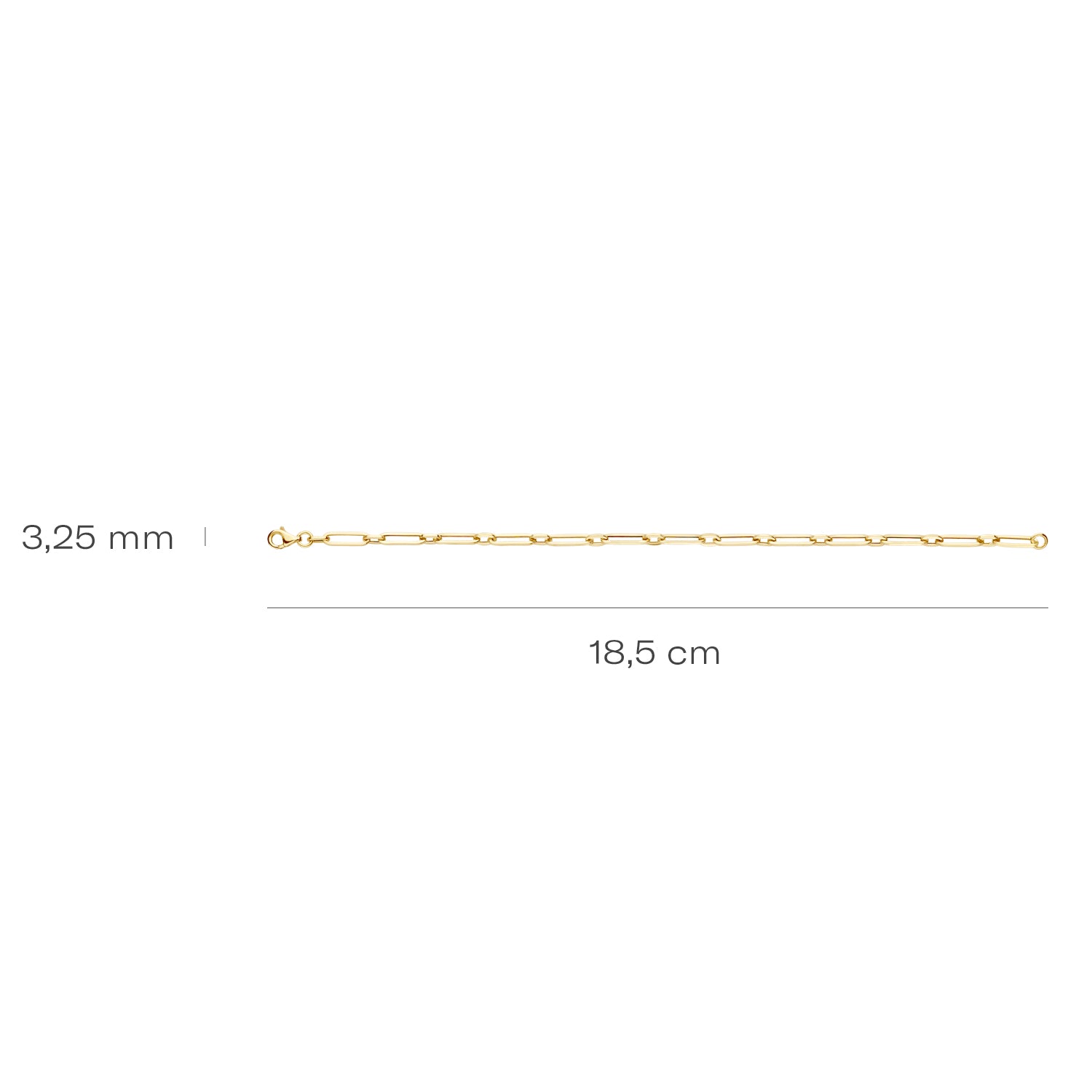 Blush Armband 2189YGO/18.5