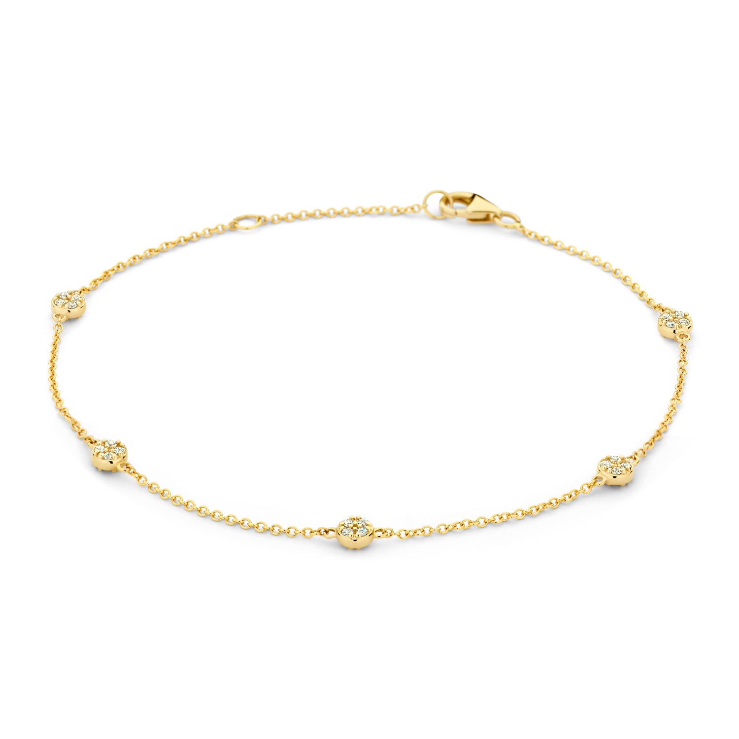 Blush Armband 2213YZI - Geel Goud (14k) met Zirkonia