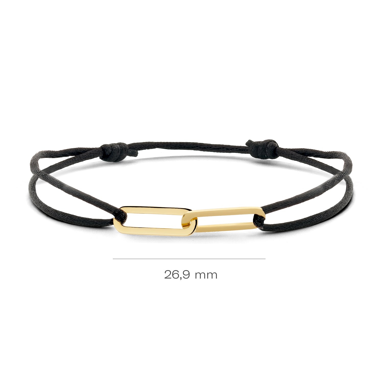 Blush Armband 2216YGO - Geel Goud (14k) met Zijdekoord