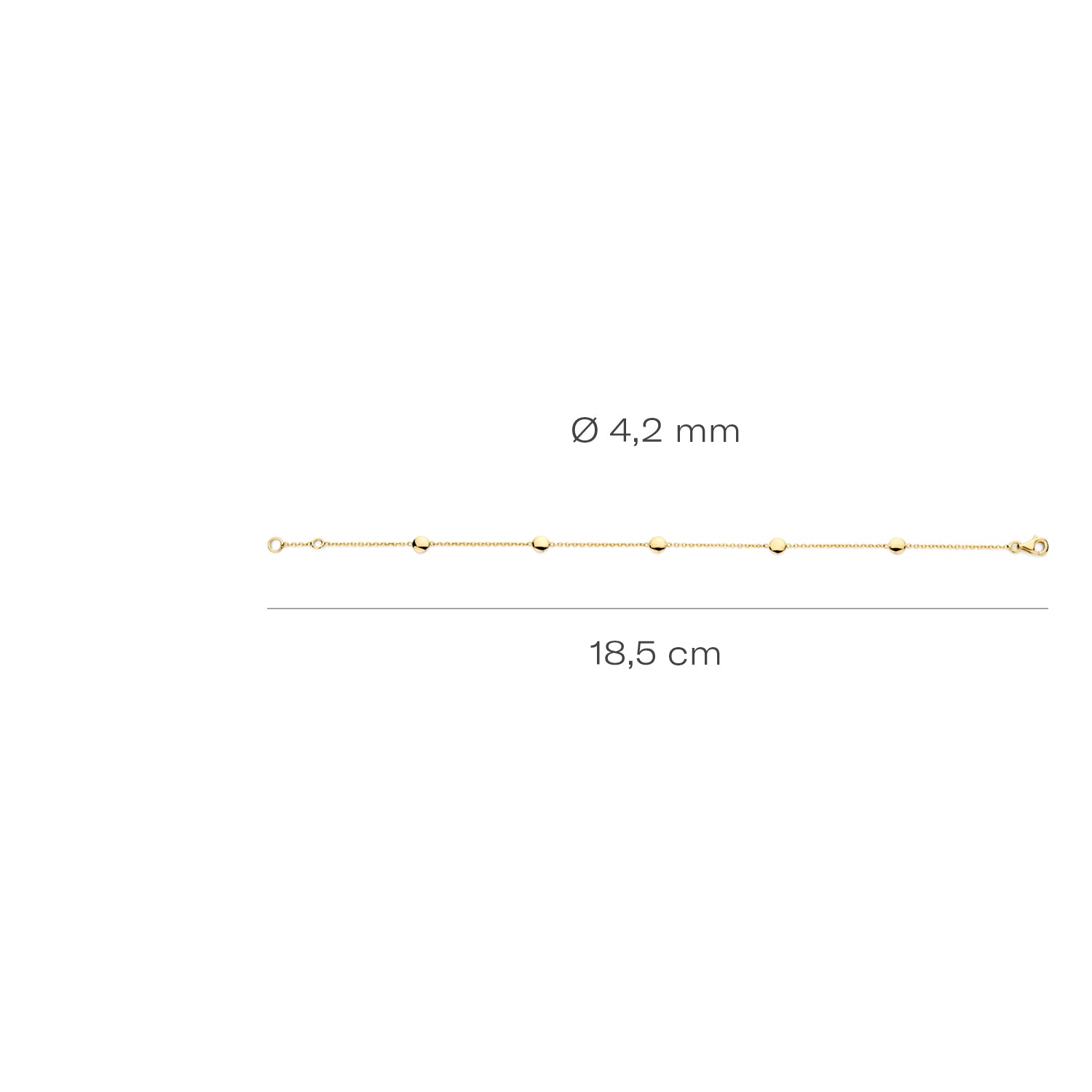 Blush Armband 2222YGO - Geel Goud (14k)