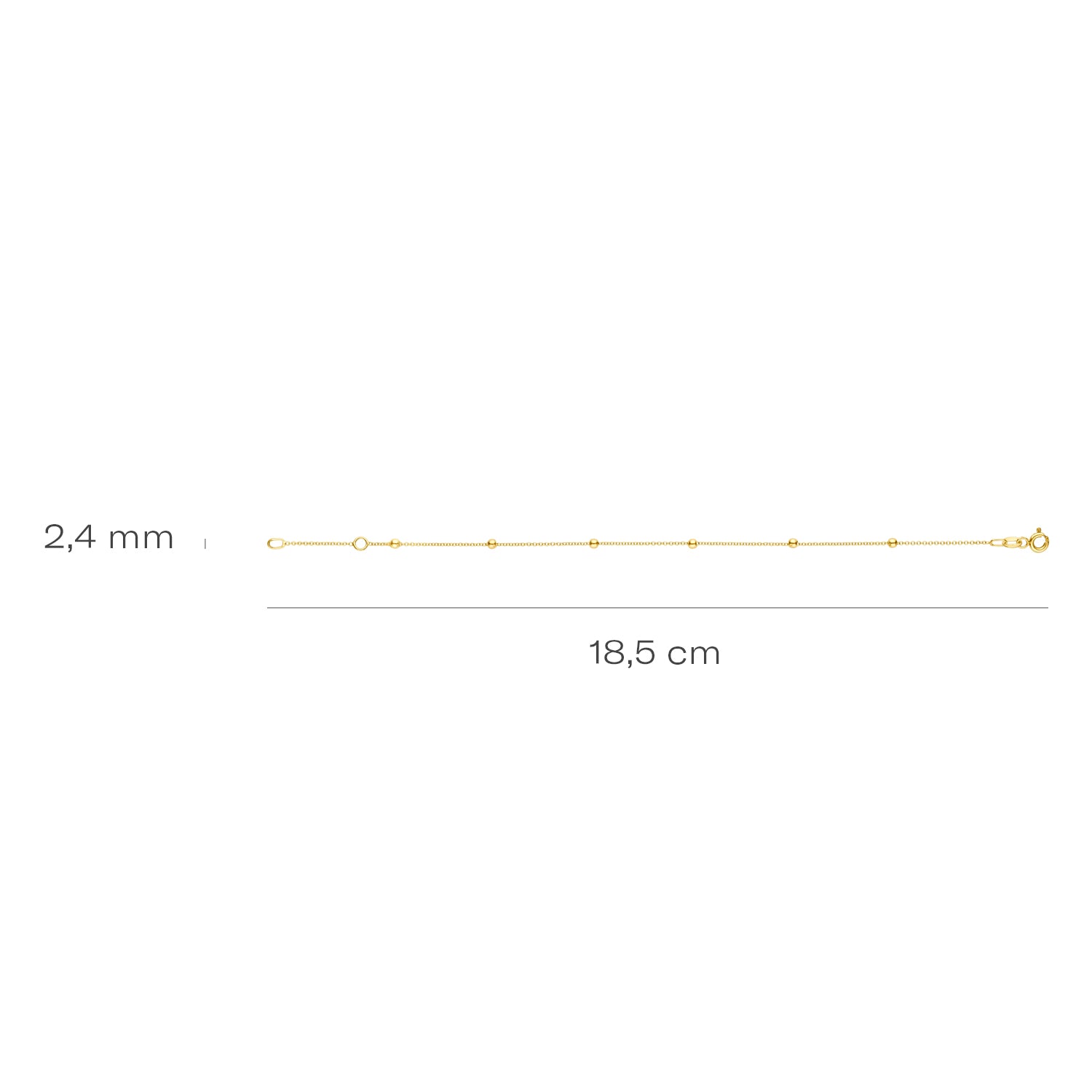 Blush Armband 2224YGO - Geel Goud (14k)