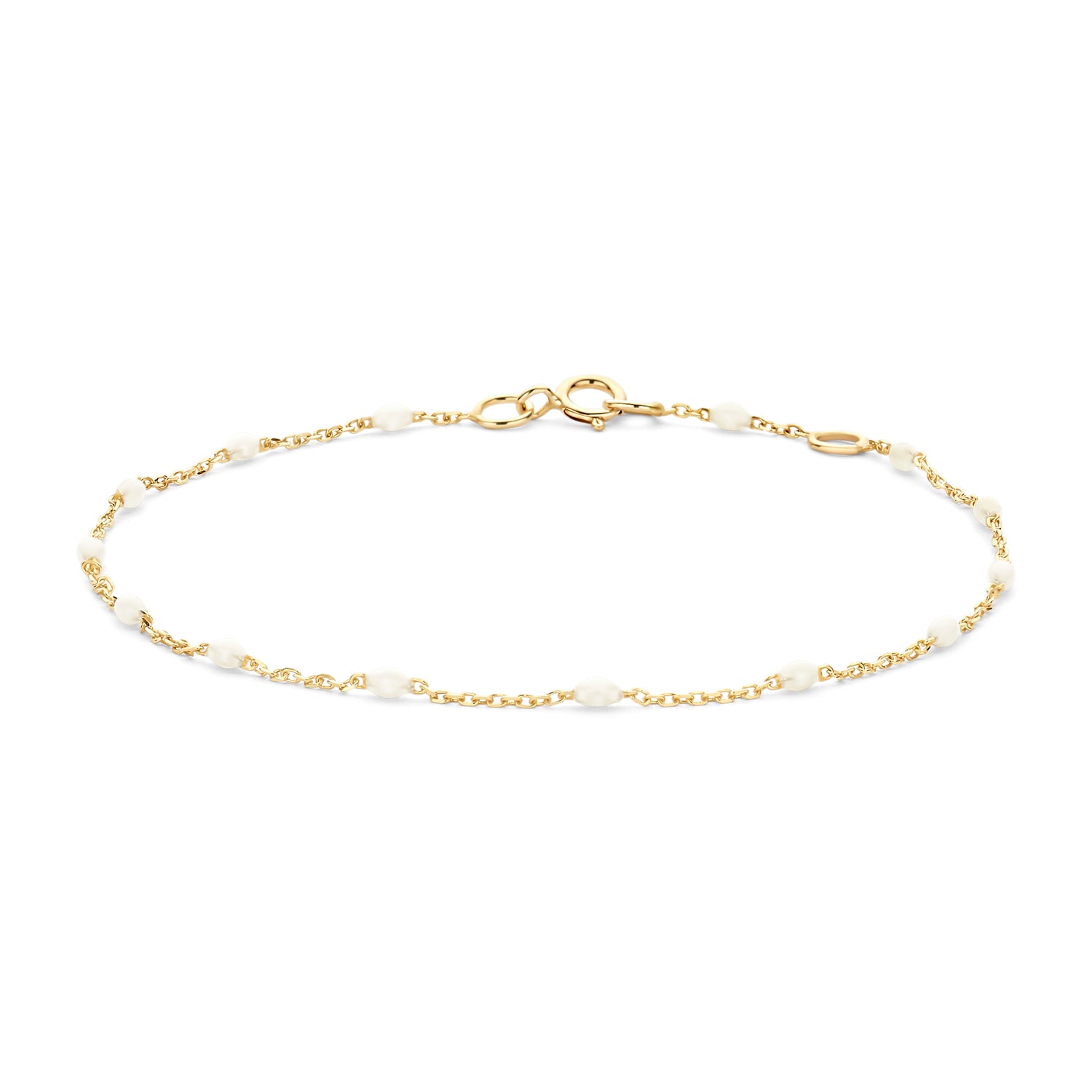Blush Armband 2226YRM - Geel Goud (14k) met Resin Melk