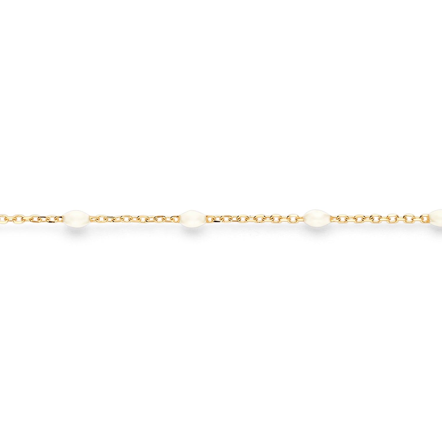Blush Armband 2226YRM - Geel Goud (14k) met Resin Melk
