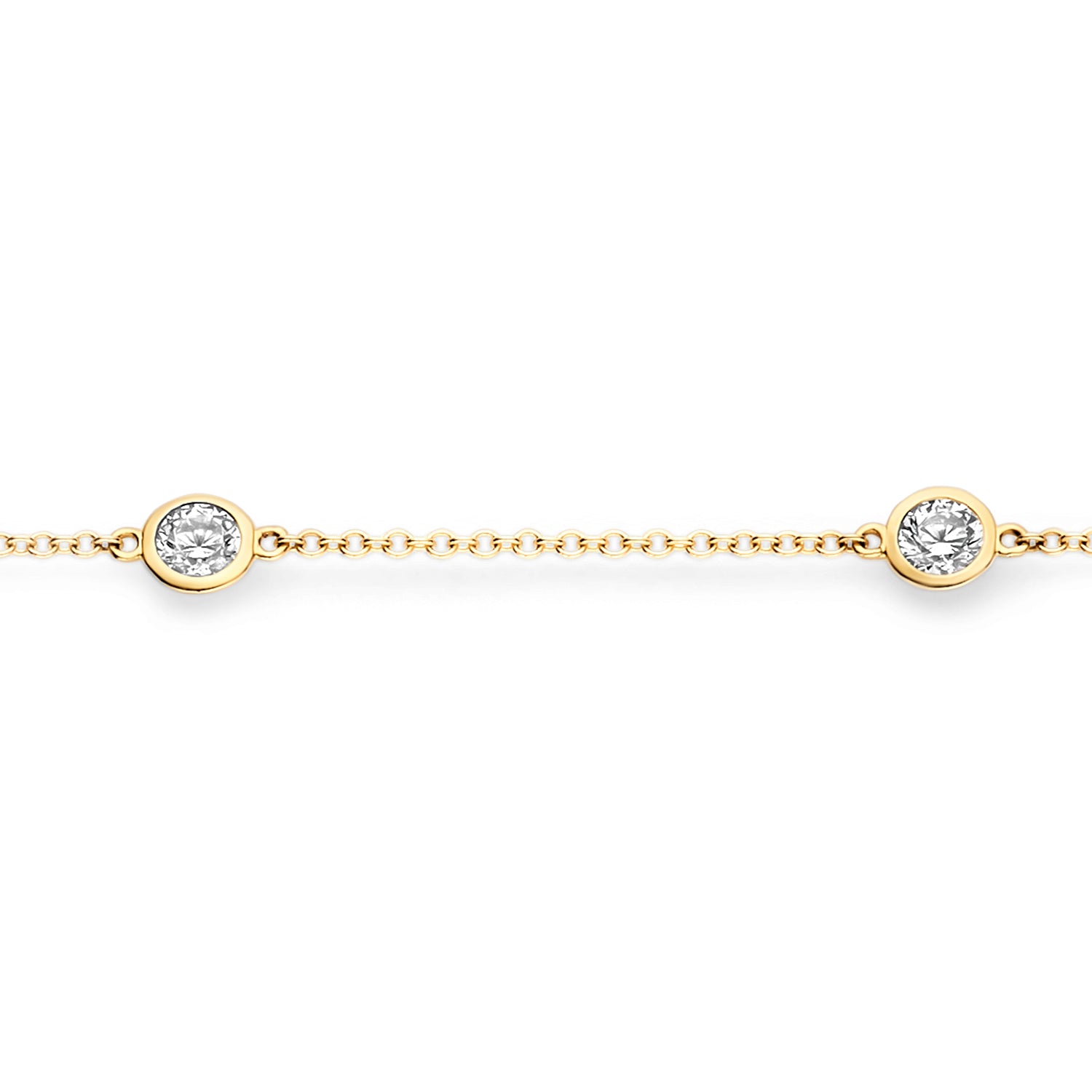 Blush Armband 2238YZI - Geel Goud (14k) met Zirkonia