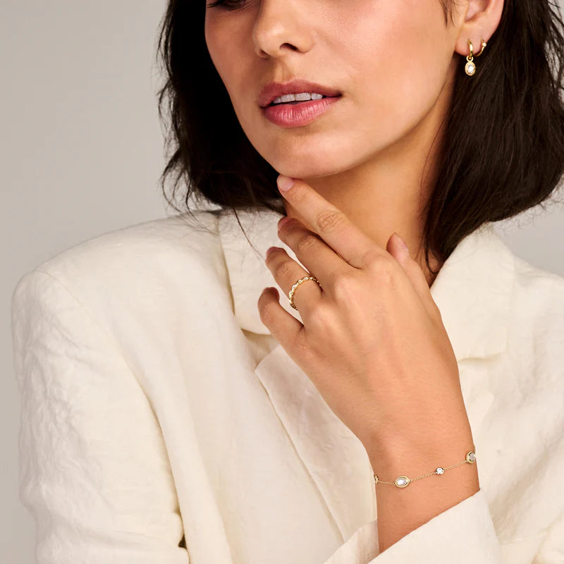 Blush Ring 1259YZI -  Geel Goud (14k) met Zirkonia