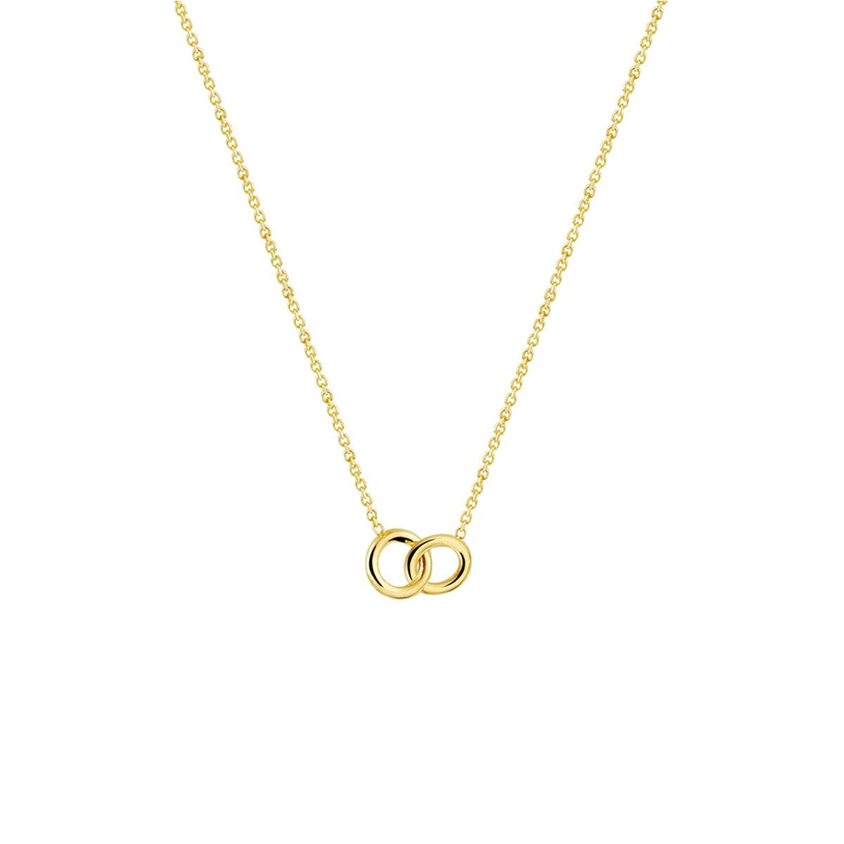 14krt geelgouden collier rondjes 6mm | 41-43-45cm