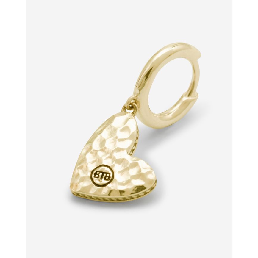BUDDHATOBUDDHA - Oorbel hart single piece | 9mm