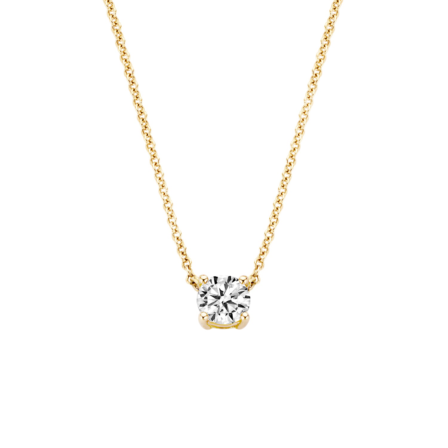 Blush Collier 3049YZI -  Geel Goud (14k) met Zirkonia