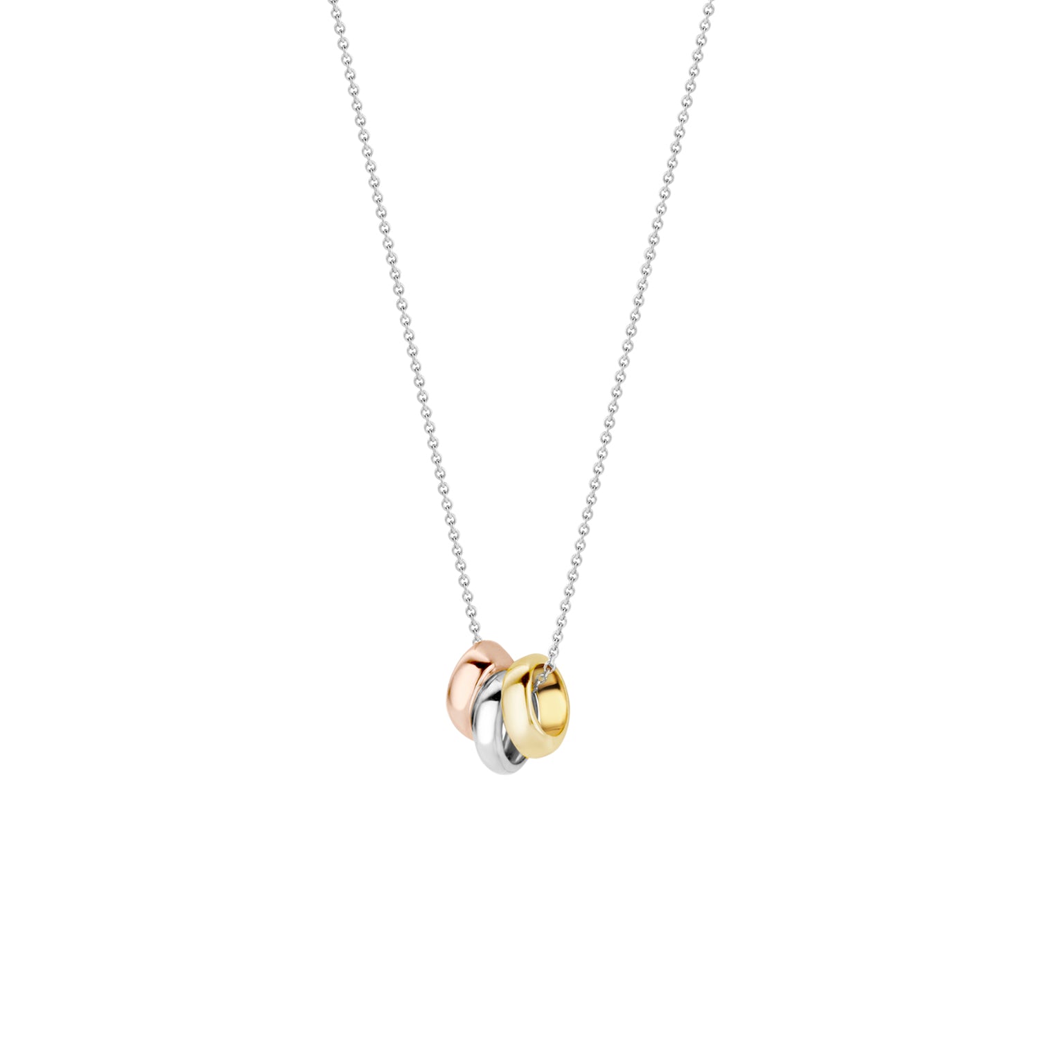 Blush Collier 3055WYR -  Wit, Rosé en Geel Goud (14k)