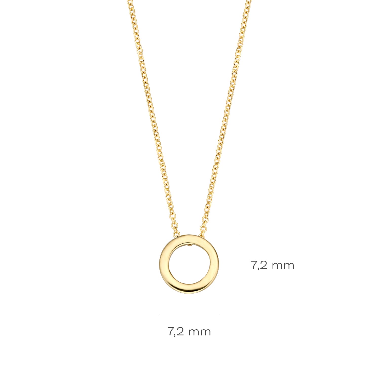 Blush Collier 3083YGO - Geel Goud (14k)
