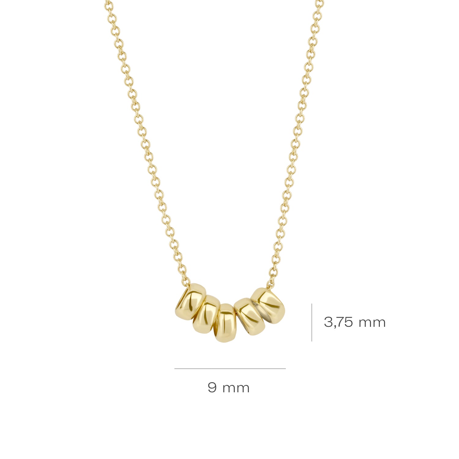 Blush Collier 3087YGO - Geel Goud (14k)