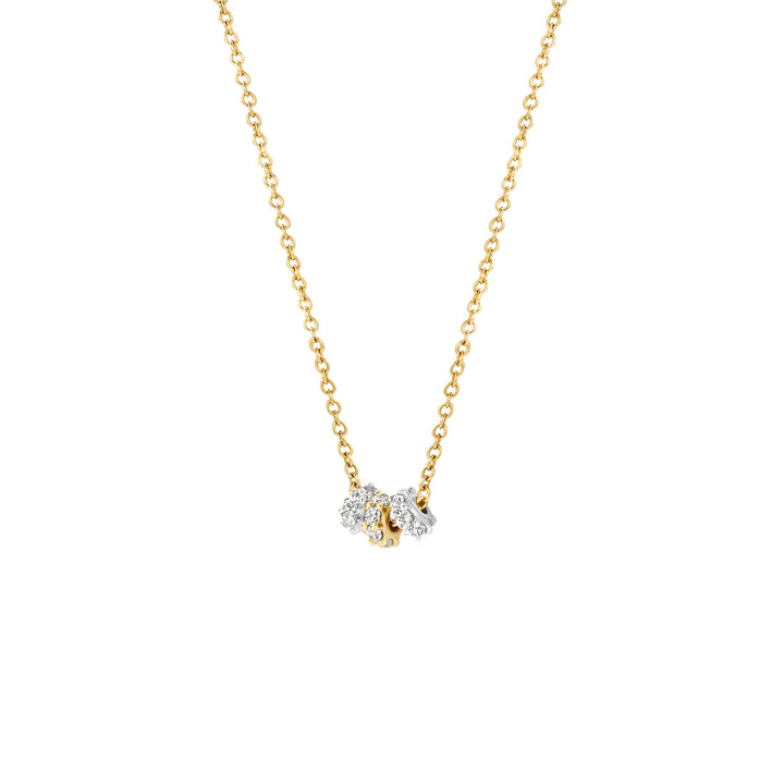 Blush Collier 3136BZI - Geel en Wit Goud (14k) met Zirkonia