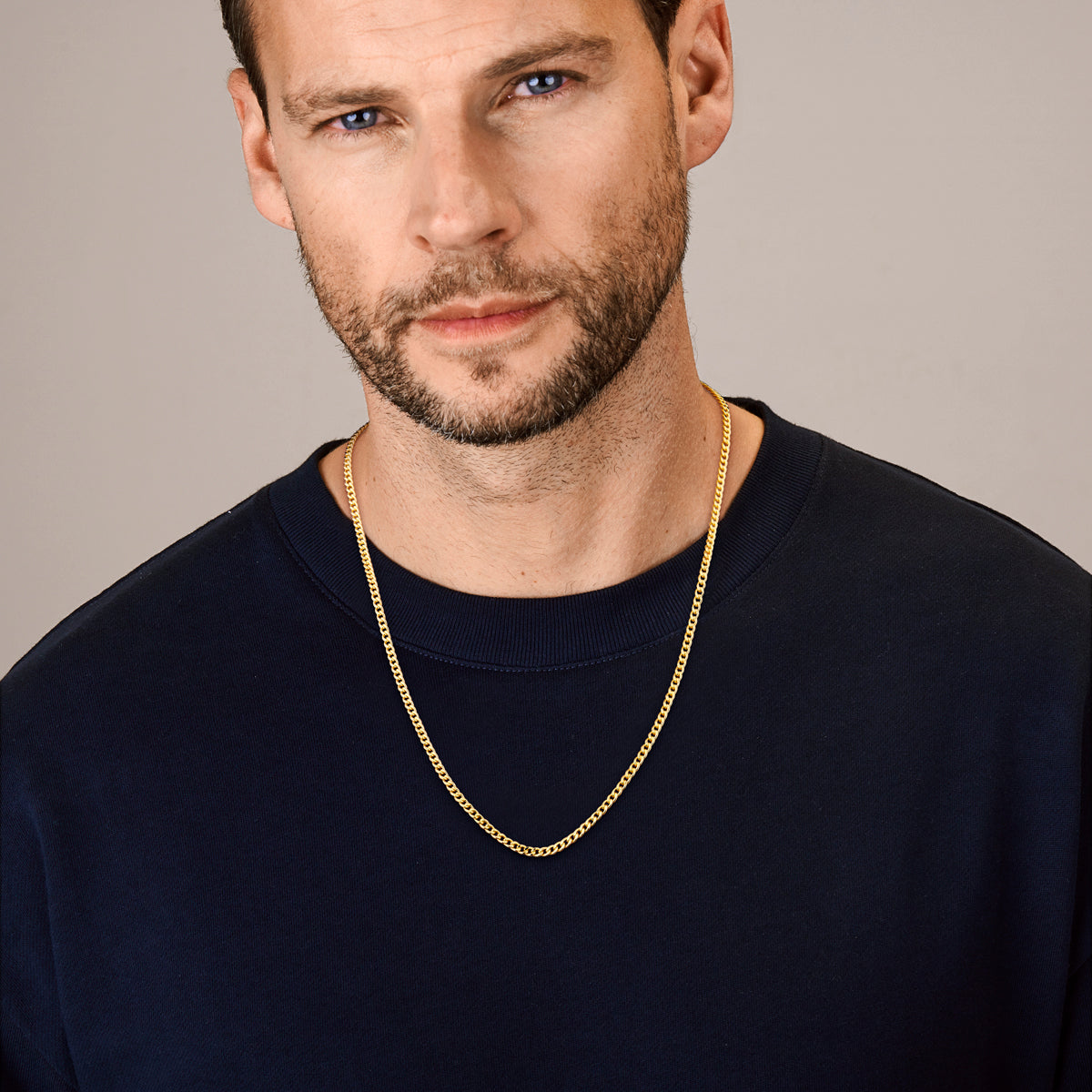 Silgold collier gourmette 3,7mm | 60cm