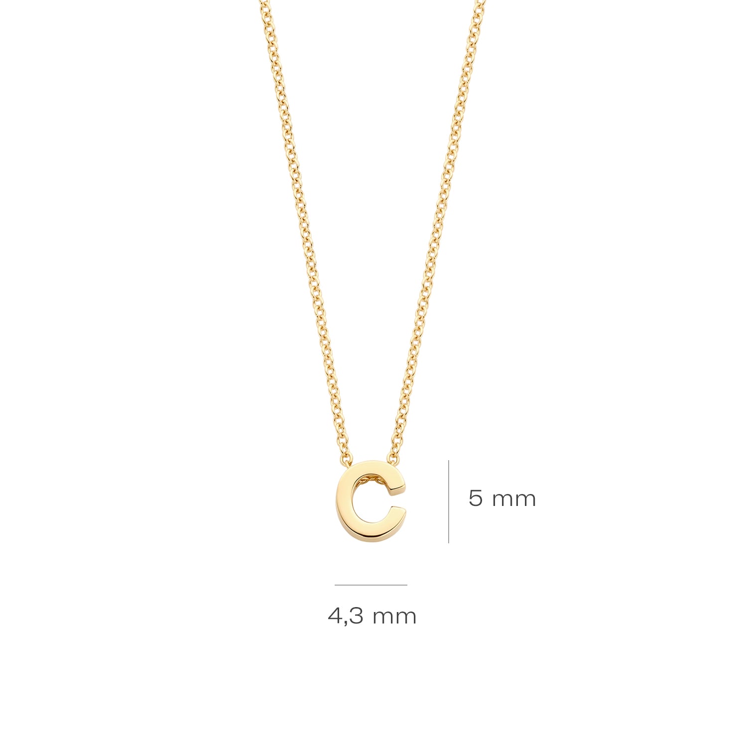 Blush Collier 3155YGO_C - Geel Goud (14k)