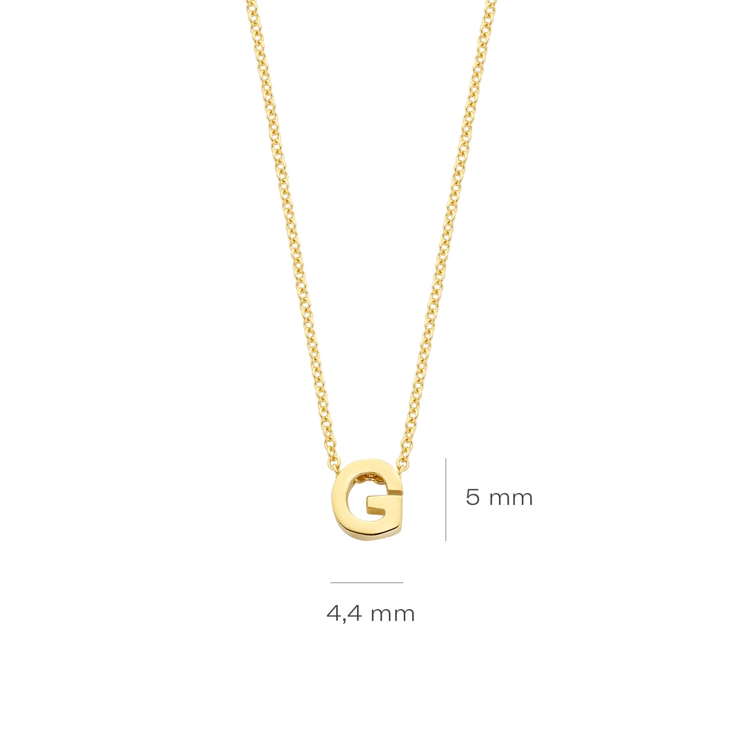 Blush Collier 3155YGO_G - Geel Goud (14k)
