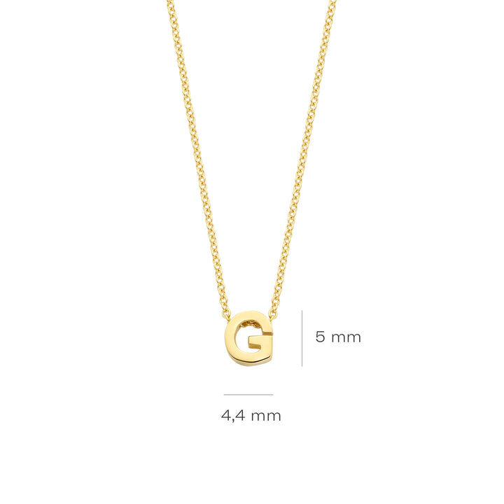 Blush Collier 3155YGO_G - Geel Goud (14k)