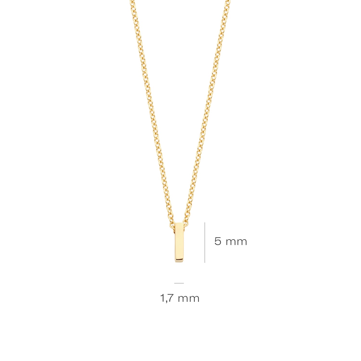 Blush Collier 3155YGO_I - Geel Goud (14k)