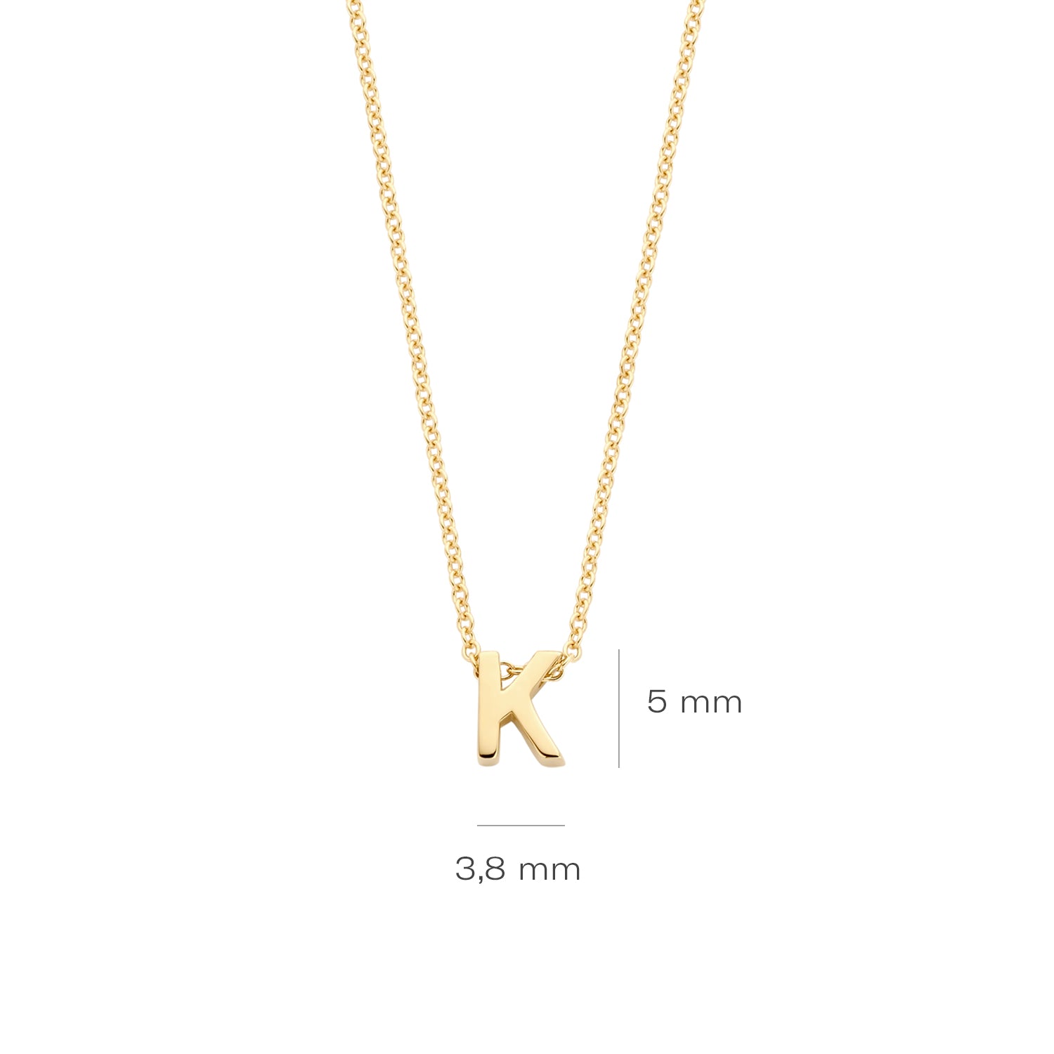 Blush Collier 3155YGO_K - Geel Goud (14k)